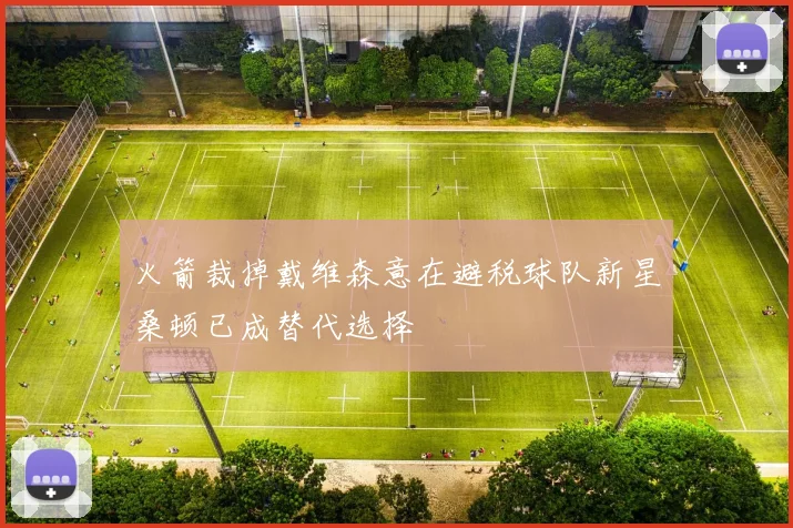 火箭裁掉戴维森意在避税球队新星桑顿已成替代选择